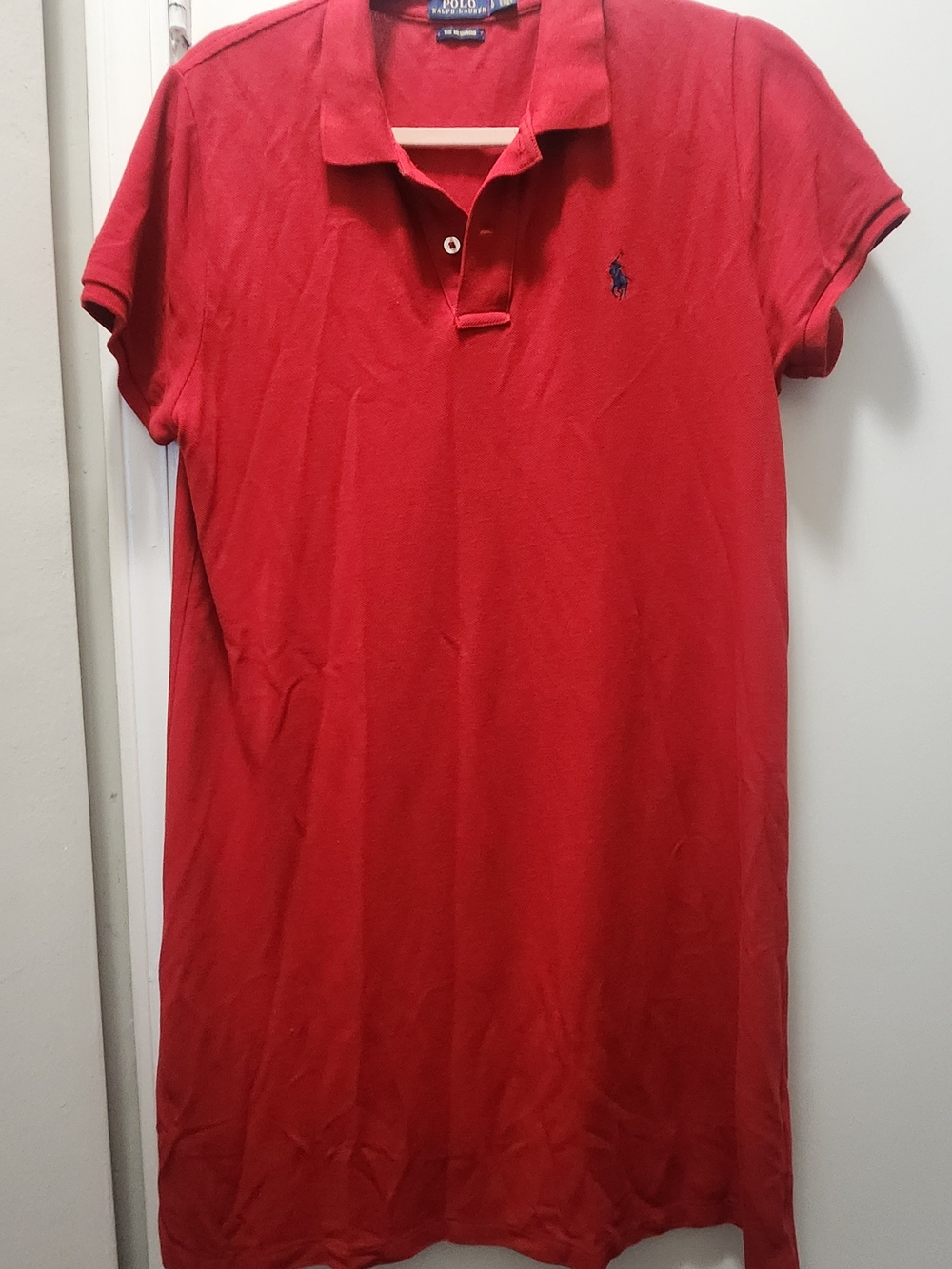 Polo by Ralph Lauren Red Women's Dresses Classic Polo